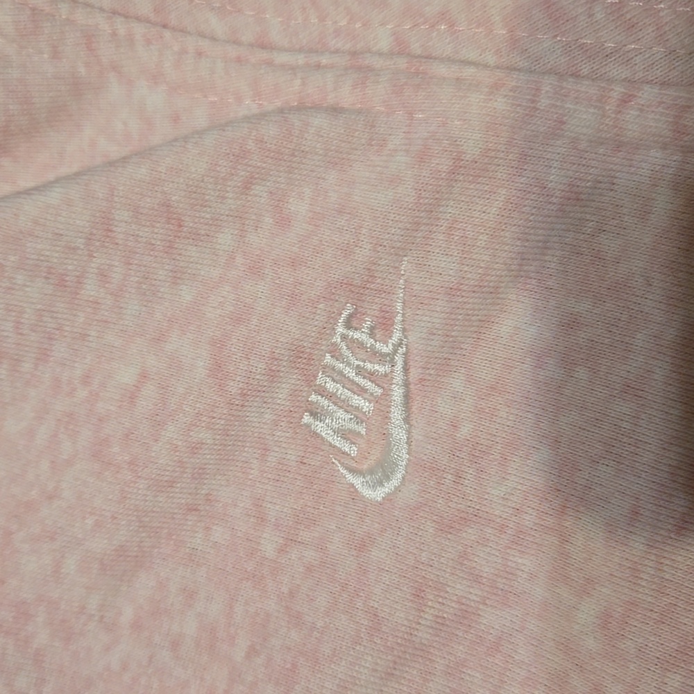 NIKE Light Pink Zip Up Sweat Jacket Sz Small - Picture 2 of 5